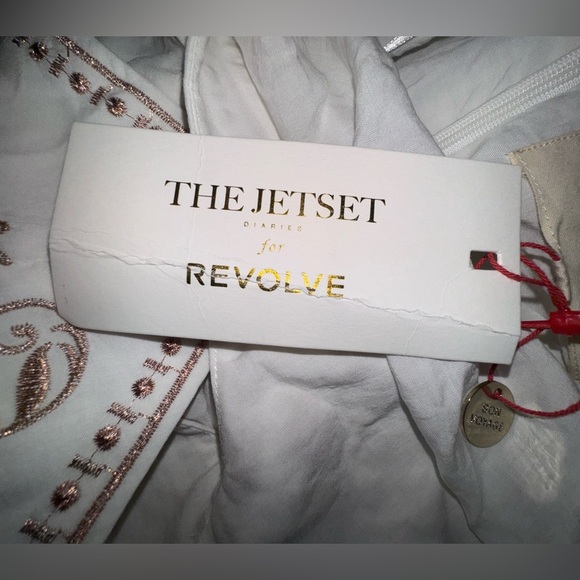 Revolve Goddess Maxi Dress in Ivory THE JETSET DIARIES Ivory. Size small NWT - Picture 14 of 16